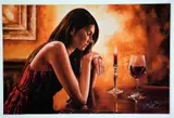 a limited edition print 19/295, signed and numbered in pen, by Mark Braithwaite 'candlelit Thoughts', print, sold Feb 2018