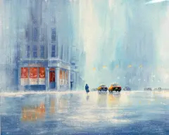 'RENDEZVOUS AT 6PM', a limited edition print 16/295, signed and numbered, with by Jeff Rowland, print, sold Feb 2018