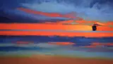 'ANNAT RED', a print from a proof run of five, unsigned, unframed, 60cm x by Alastair Fiddes Watt, print, sold Feb 2018
