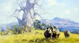 'RHINO REVEIRE', a limited edition print 3/850, signed and numbered in pencil, by David Shepherd, print, sold Feb 2018