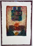 'PICO VIII', a limited edition carborundum etching 295/350, signed, titled and by David Dodsworth, etching, sold Feb 2018