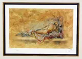 'REPOSE VI', a limited edition framed print 299/495, signed and numbered, with by Joy Kirton Smith, print, sold Feb 2018