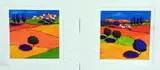'FIREBLAZE III AND IV', a pair of limited edition prints 6/95, signed, titled by Richard Pargeter, pencil, sold Feb 2018