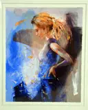 'BEAUTY BEYOND', a limited edition print 58/495, signed and numbered in pen, with by Christine Comyn, print, sold Feb 2018