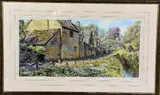 'SUMMER TRANQUILITY, BILBURY, COTSWOLD', an original watercolour painting signed by by Graham Carver, watercolour, sold Jan 2018
