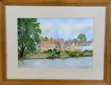 'BEWDLEY, WORCESTER', an original watercolour painting in a frame, signed by the by I.s. Hodson, watercolour, sold Jan 2018