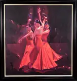 'Voces Y Echos (1), Paco Pena Flamenco Dance', oil on canvas, by Charles Willmott, oil on canvas, sold Jan 2018