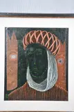 'Princess', oil on canvas, signed with initials and by Elena Urdăreanu Herţa, 1990, oil on canvas, sold Jan 2018