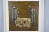 'Worship', oil on canvas, signed with initials and by Elena Urdăreanu Herţa, 1991, oil on canvas, sold Jan 2018