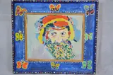'Artist Wearing a Tea Cosy', a self portrait, oil on canvas, by Philip Sutton, 1986, oil on canvas, sold Jan 2018