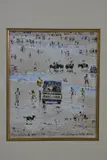 'Time for Ice Cream', beach scene with ice cream van, by Robert Littleford Frsa Bws, watercolour, sold Jan 2018