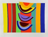 Swing Rhythm, a limited edition colour screen print, No.26/ by Terry Frost, print, sold Jan 2018