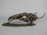 A limited edition bronze sculpture by Paul Jenkins, bronze, sold Jan 2018