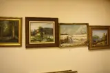 including A.Smith snow covered landscape, P.Corradine lakeland landscape, C.Junge Woodland Scene and Ixer landscape (5) by Five Modern Oil On Canvas Landscapes, OIL ON CANVAS, sold Dec 2017