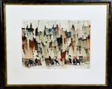 'Windy Day', an original watercolour, signed by the artist, mounted and framed, by Susan Howells, watercolour, sold Dec 2017