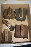 probably for fabric, various designs (5) (situated in Jewellery Room) by Five Indian Wooden Printing Blocks, print (other), sold Nov 2017