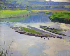 Llanbedr, North Wales Signed Oil on canvas 51 x 61cm ++One or two minor blemishes, good condition by William John Leech, Oil on canvas, sold Dec 2016