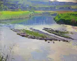 Llanbedr, North Wales Signed Oil on canvas 51 x 61cm ++One or two minor blemishes, good condition by William John Leech, Oil on canvas, sold Dec 2016