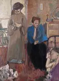 Gina by Geoffrey Tibble, Oil on canvas, sold Dec 2016