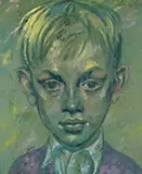 Portrait of Valentine Lamb aged eleven by Cecil Beaton, Oil on canvas, offered Dec 2016