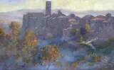 Untitled by Derek Mynott, 1996, Oil on paper, sold Dec 2016