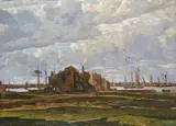 Rainy night and windy 'morrow Signed Oil on canvas 90 x 122cm Exhibited: Royal Academy, 3371 ++Unlined, good condition by George Graham, Oil on canvas, offered Dec 2016
