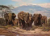 The high and the mighty Signed Oil on canvas 76 x 102cm ++Unlined, good condition by Willem Sternberg de Beer, Oil on canvas, sold Dec 2016