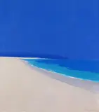 Cornish Bay Signed, also signed and numbered 3216KF verso Oil on canvas 50.5 x 45.5cm Provenance: David Messum, Marlow, Autumn Exhibition, 1995, No by John Miller, Oil on canvas, sold Dec 2016