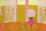 Summer Solstice Oil by Lionel Bulmer, Oil on canvas laid on board, unframed, offered Dec 2016