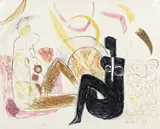 Untitled by Roger Hilton, Mixed media, sold Dec 2016