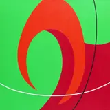 Scimitar Signed, titled and dated 2002 verso Acrylic on canvas, unframed 60 x 60cm by Tiffany Groves, 2002, Acrylic on canvas, unframed, offered Dec 2016