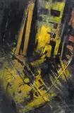 s Tunnel, Bishopsgate; Fourth study, Miller by Robert Mason, 1989, mixed media on board, sold Dec 2016