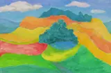 Dorset landscape Signed, also titled, inscribed Country Rhythms sale and dated '62 verso Oil on canvas 61 x 91cm ++Unlined, good condition by Eardley Knollys, Oil on canvas, sold Dec 2016
