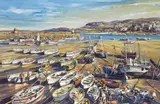 On the Beach, St by Clarence E. Blackburn, Watercolour with bodycolour, offered Dec 2016