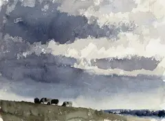 Untitled by Edward Seago, Watercolour, sold Dec 2016