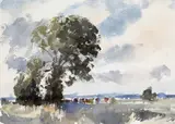 Untitled by Edward Seago, Watercolour, sold Dec 2016