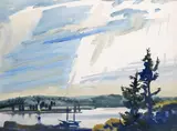 Boothbay Harbour by Frank N. Wilcox, Watercolour, offered Dec 2016