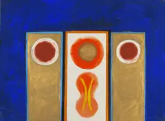 Untitled by Henry Cliffe, gouache and gold, sold Dec 2016