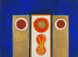 Untitled by Henry Cliffe, gouache and gold, sold Dec 2016