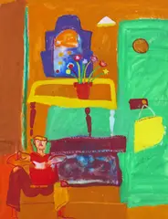 Untitled by Ben Hartley, Gouache, sold Dec 2016