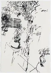 Hotel Courtyard V by John Trigg, Pen and ink, offered Dec 2016
