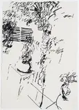 Hotel Courtyard V by John Trigg, Pen and ink, offered Dec 2016