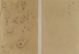 Head studies Two by Edward Ardizzone, ink, offered Dec 2016