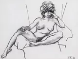 Untitled by Ralph Brown, drawing, offered Dec 2016
