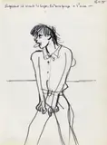 Le Prince by Keith Vaughan, pencil, sold Dec 2016