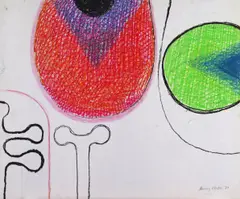 Untitled by Henry Cliffe, pastel, sold Dec 2016