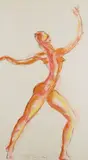 Untitled by Tom Merrifield, Pastel on pale grey paper, offered Dec 2016