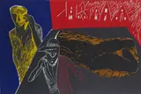 Sogno Umido from the Ulysses Suite Signed, dated 1989 and numbered 59/65 Woodcut 97 x 135 (sheet size) by Mimmo Paladino, 1989, Woodcut, sold Dec 2016