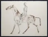 Horse and Rider by Elisabeth Frink, Lithograph, sold Dec 2016