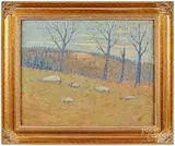 titled North of Grassy Sprain Yonkers by James Ross, oil on canvas, sold Mar 2020